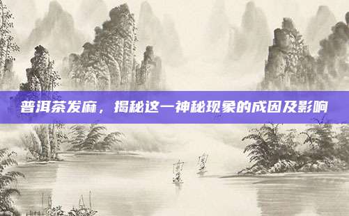 普洱茶发麻，揭秘这一神秘现象的成因及影响