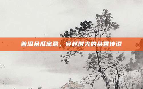 普洱金瓜寓意,穿越时光的茶香传说