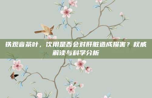 铁观音茶叶,饮用是否会对肝脏造成损害?权威解读与科学分析