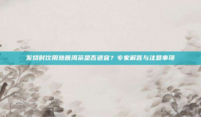 发烧时饮用熟普洱茶是否适宜？专家解答与注意事项