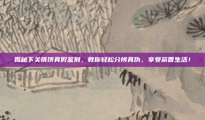 揭秘下关铁饼真假鉴别，教你轻松分辨真伪，享受茶香生活！