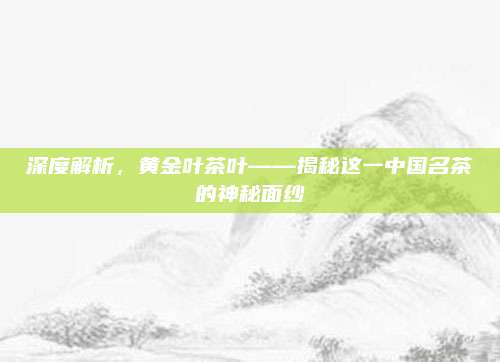 深度解析,黄金叶茶叶——揭秘这一中国名茶的神秘面纱