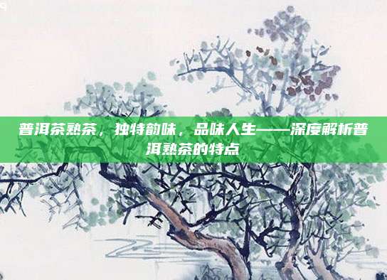 普洱茶熟茶，独特韵味，品味人生——深度解析普洱熟茶的特点