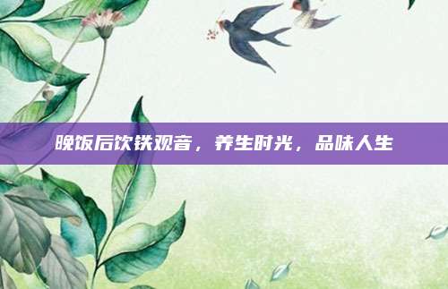 晚饭后饮铁观音，养生时光，品味人生