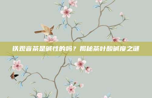 铁观音茶是碱性的吗?揭秘茶叶酸碱度之谜