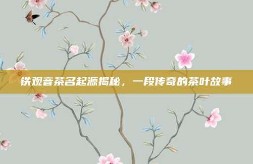 铁观音茶名起源揭秘，一段传奇的茶叶故事