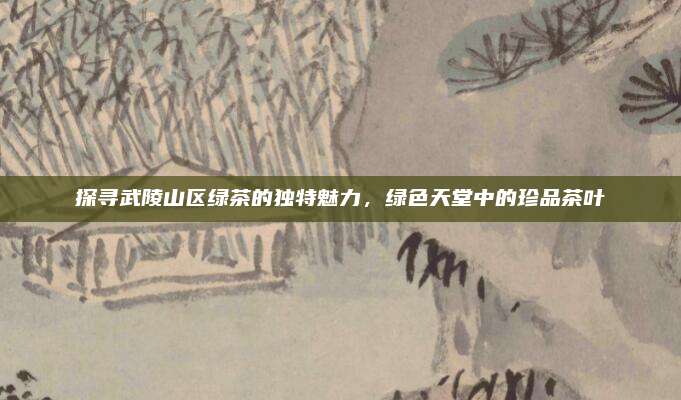 探寻武陵山区绿茶的独特魅力，绿色天堂中的珍品茶叶
