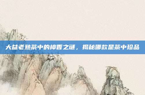 大益老熟茶中的樟香之谜,揭秘哪款是茶中珍品