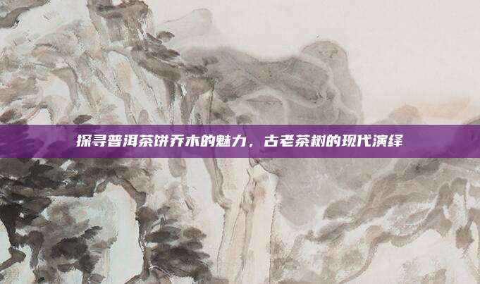 探寻普洱茶饼乔木的魅力，古老茶树的现代演绎