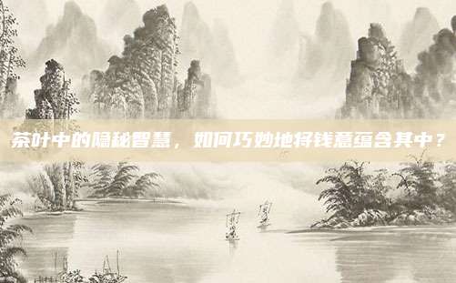 茶叶中的隐秘智慧,如何巧妙地将钱意蕴含其中?