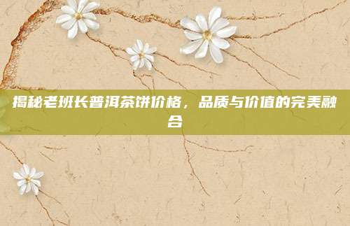 揭秘老班长普洱茶饼价格，品质与价值的完美融合