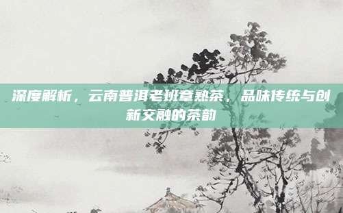 深度解析,云南普洱老班章熟茶,品味传统与创新交融的茶韵