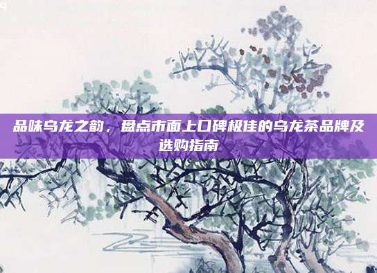 品味乌龙之韵，盘点市面上口碑极佳的乌龙茶品牌及选购指南