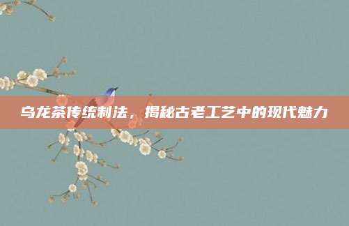 乌龙茶传统制法，揭秘古老工艺中的现代魅力