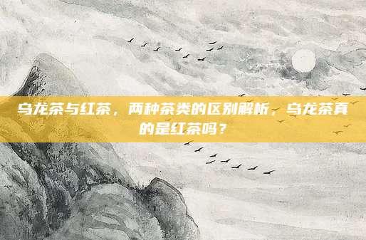 乌龙茶与红茶，两种茶类的区别解析，乌龙茶真的是红茶吗？