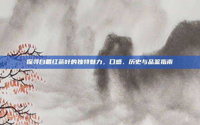 探寻白眉红茶叶的独特魅力,口感、历史与品鉴指南
