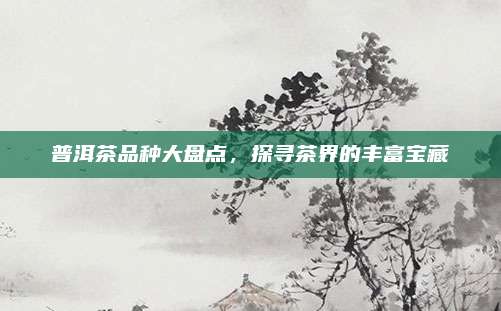 普洱茶品种大盘点，探寻茶界的丰富宝藏