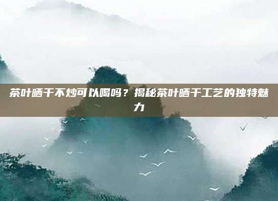 茶叶晒干不炒可以喝吗？揭秘茶叶晒干工艺的独特魅力