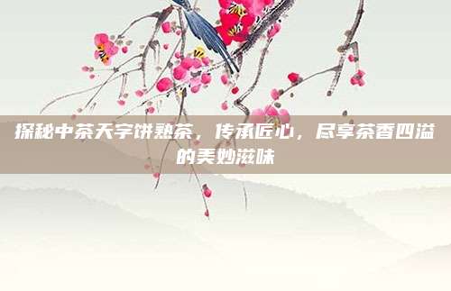 探秘中茶天字饼熟茶,传承匠心,尽享茶香四溢的美妙滋味