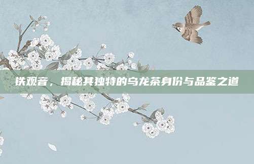 铁观音，揭秘其独特的乌龙茶身份与品鉴之道