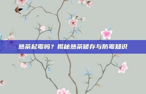 熟茶起霉吗？揭秘熟茶储存与防霉知识