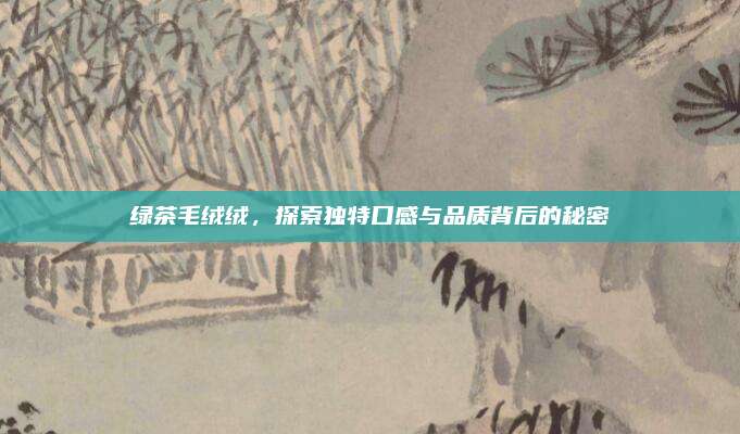 绿茶毛绒绒,探索独特口感与品质背后的秘密