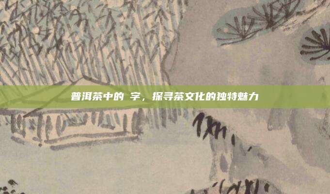 普洱茶中的楛字，探寻茶文化的独特魅力