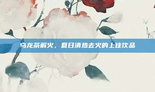 乌龙茶解火，夏日清热去火的上佳饮品