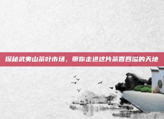 探秘武夷山茶叶市场，带你走进这片茶香四溢的天地