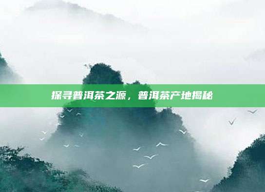 探寻普洱茶之源,普洱茶产地揭秘