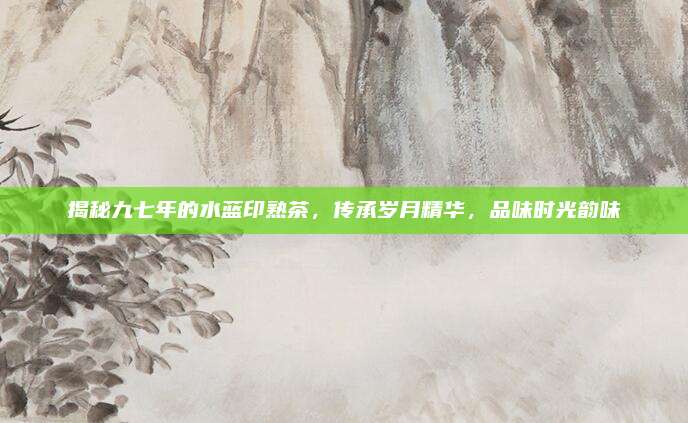 揭秘九七年的水蓝印熟茶，传承岁月精华，品味时光韵味