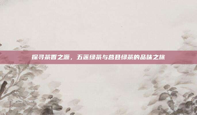探寻茶香之源，五莲绿茶与莒县绿茶的品味之旅