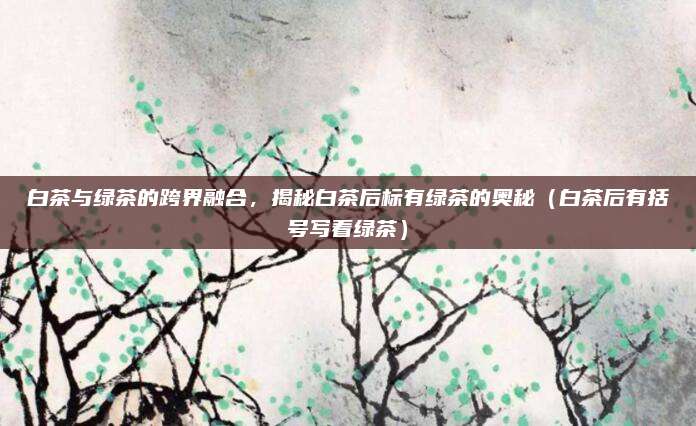 白茶与绿茶的跨界融合，揭秘白茶后标有绿茶的奥秘（白茶后有括号写着绿茶）