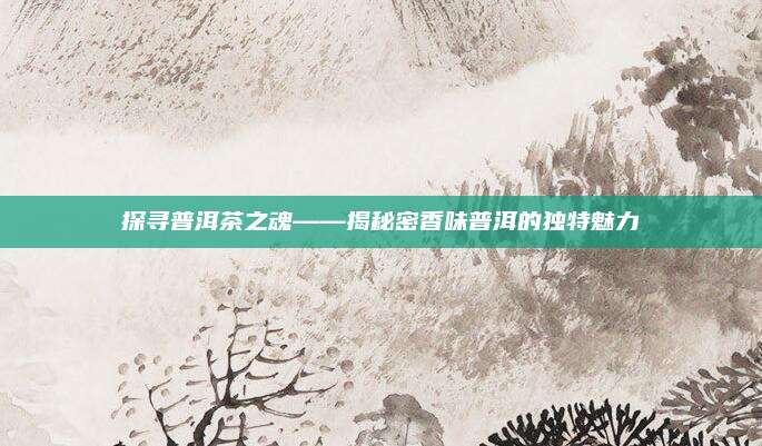探寻普洱茶之魂——揭秘密香味普洱的独特魅力