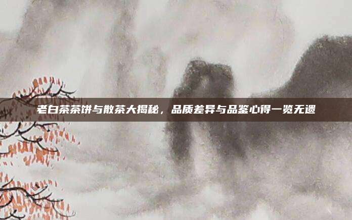 老白茶茶饼与散茶大揭秘，品质差异与品鉴心得一览无遗