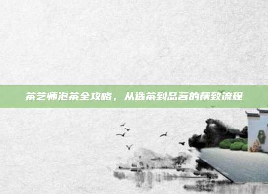 茶艺师泡茶全攻略，从选茶到品茗的精致流程