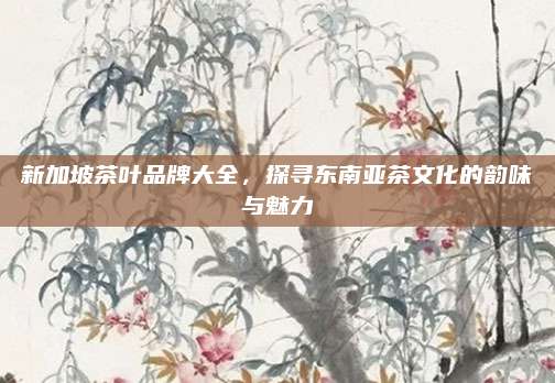 新加坡茶叶品牌大全，探寻东南亚茶文化的韵味与魅力