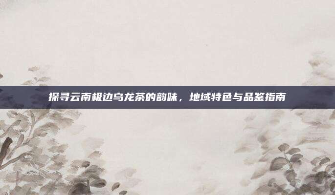 探寻云南极边乌龙茶的韵味，地域特色与品鉴指南