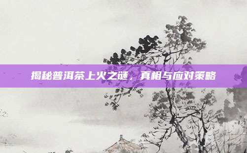 揭秘普洱茶上火之谜，真相与应对策略