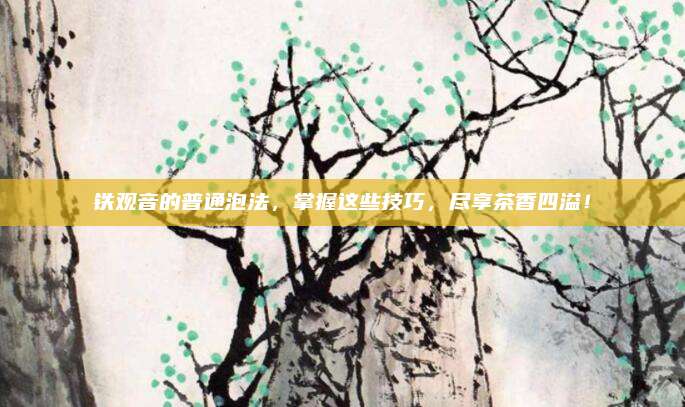 铁观音的普通泡法,掌握这些技巧,尽享茶香四溢!