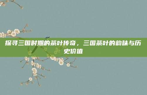 探寻三国时期的茶叶传奇，三国茶叶的韵味与历史价值