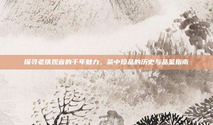 探寻老铁观音的千年魅力，茶中珍品的历史与品鉴指南