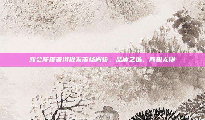 新会陈皮普洱批发市场解析,品质之选,商机无限