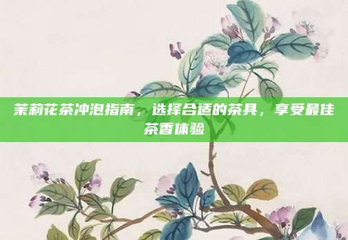 茉莉花茶冲泡指南，选择合适的茶具，享受最佳茶香体验