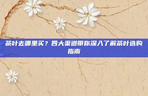茶叶去哪里买?四大渠道带你深入了解茶叶选购指南