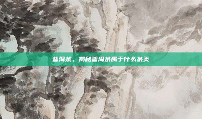普洱茶,揭秘普洱茶属于什么茶类