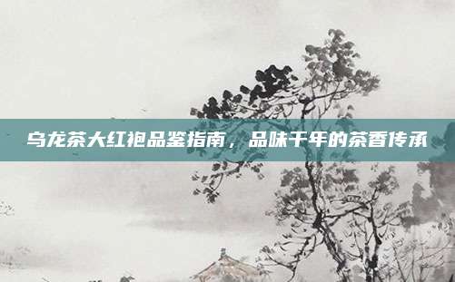 乌龙茶大红袍品鉴指南,品味千年的茶香传承