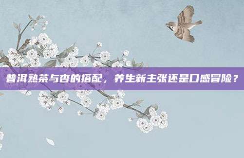 普洱熟茶与杏的搭配,养生新主张还是口感冒险?