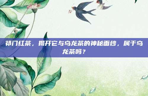 祁门红茶，揭开它与乌龙茶的神秘面纱，属于乌龙茶吗？