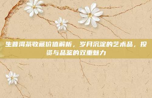 生普洱茶收藏价值解析，岁月沉淀的艺术品，投资与品鉴的双重魅力